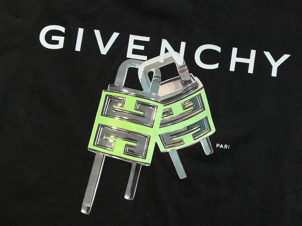 Black Green Graphic Givenchy T-Shirt