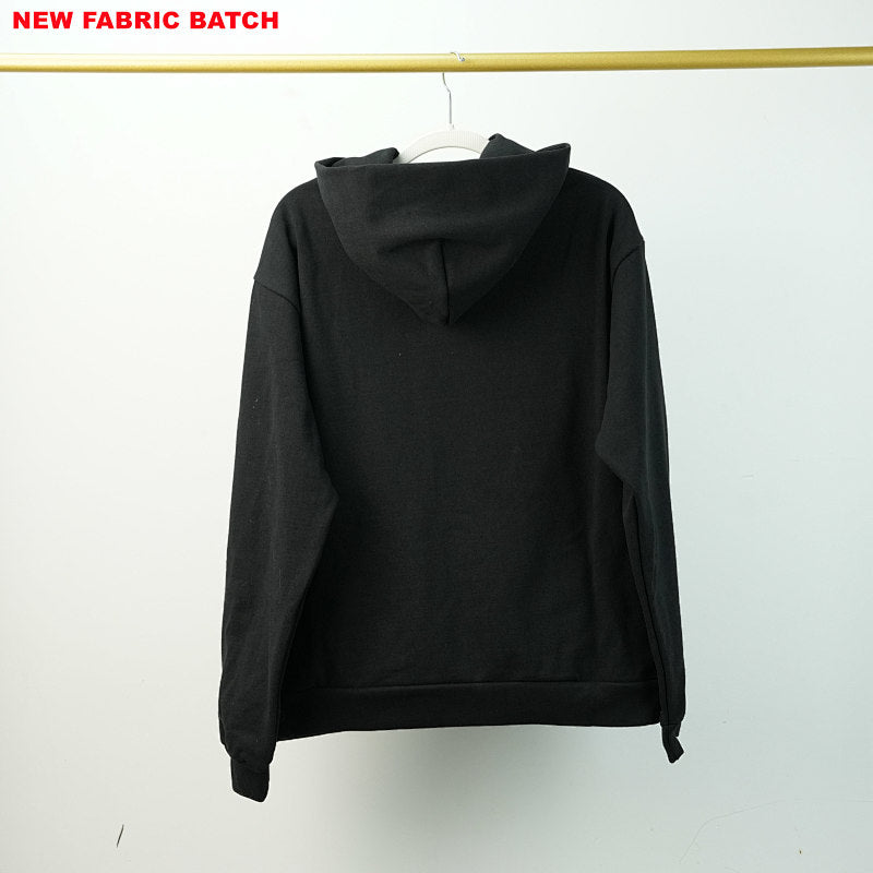 Sp5Der Rhinestone Logo Hoodie Black