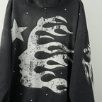 Hellstar Racer Hoodie Sweatshirt Vintage Black