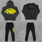 Syna-World Tracksuit - Black-Yellow