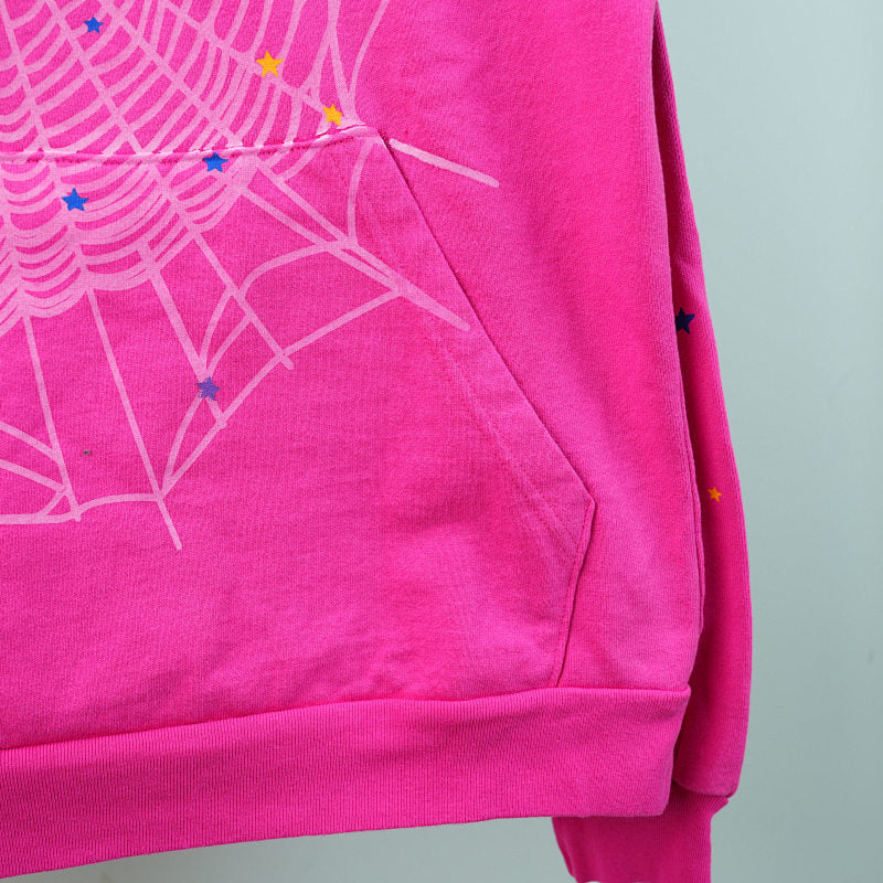 Sp5der P*NK Hoodie Pink