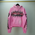 Hellstar Brainwashed With Brain Hoodie Pink