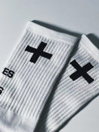 Cross Logo Crew Socks Four Color Set