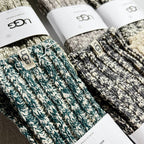 UGG Chunky Knit Crew Socks - Cream/Green/Teal/Gray/Brown