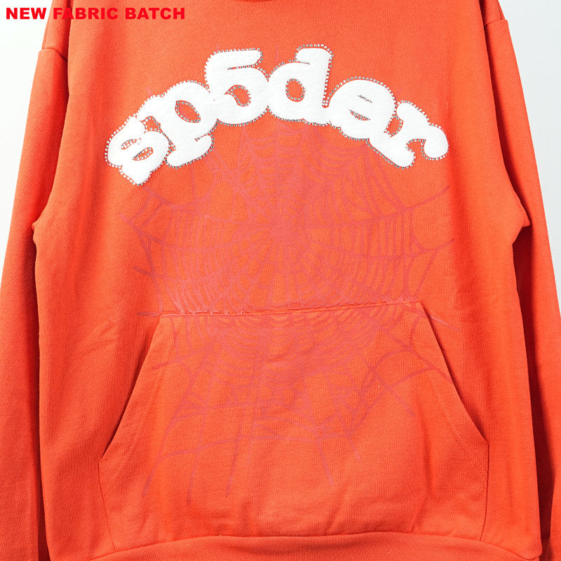 Sp5Der Websuit Hoodie Orange