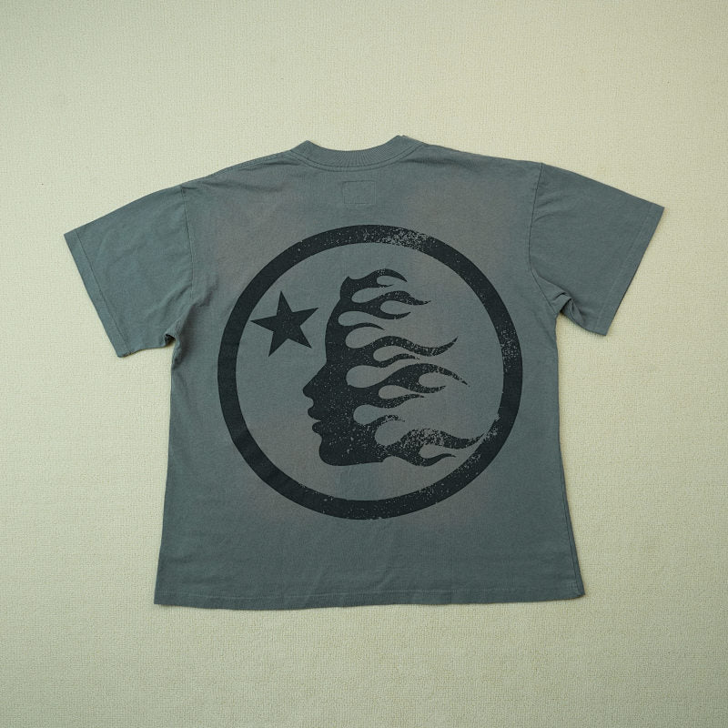 Hellstar Sport Logo T-Shirt Grey