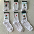 Casablanca L'Ete En Liberte Logo Crew Socks