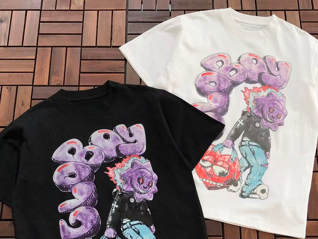 Purple Graphic Vintage T-Shirt