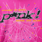 Sp5der P*NK Hoodie Pink