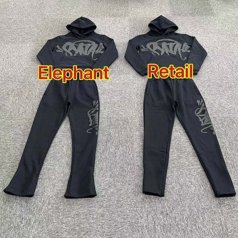Syna-World Tracksuit - Black-Red