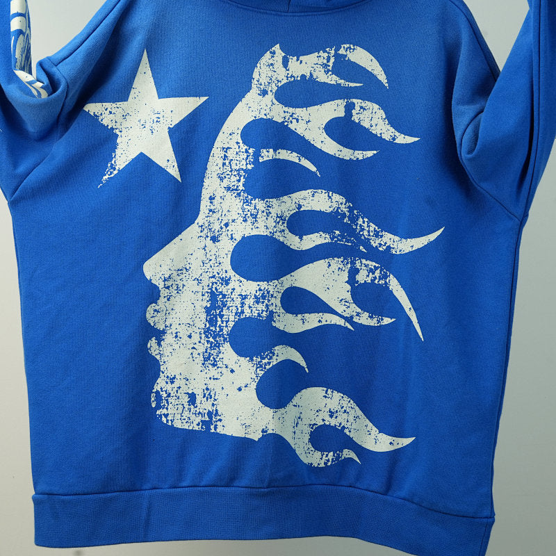 Hellstar Blue Yoga Hoodie