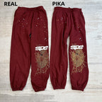 Sp5Der Logo Sweatpant Maroon