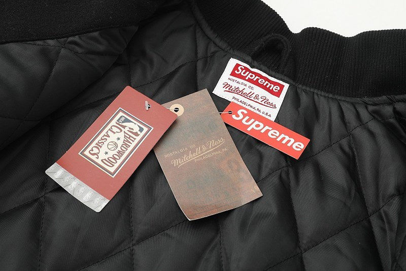 Supreme Basketball Graphic Varsity Jacket