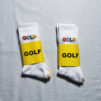 Golf Wang Crew Socks - White/Multicolor