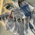 Casablanca Graphic Crew Socks Collection