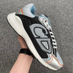 Dior B30 Sneaker — Grey Silver Black