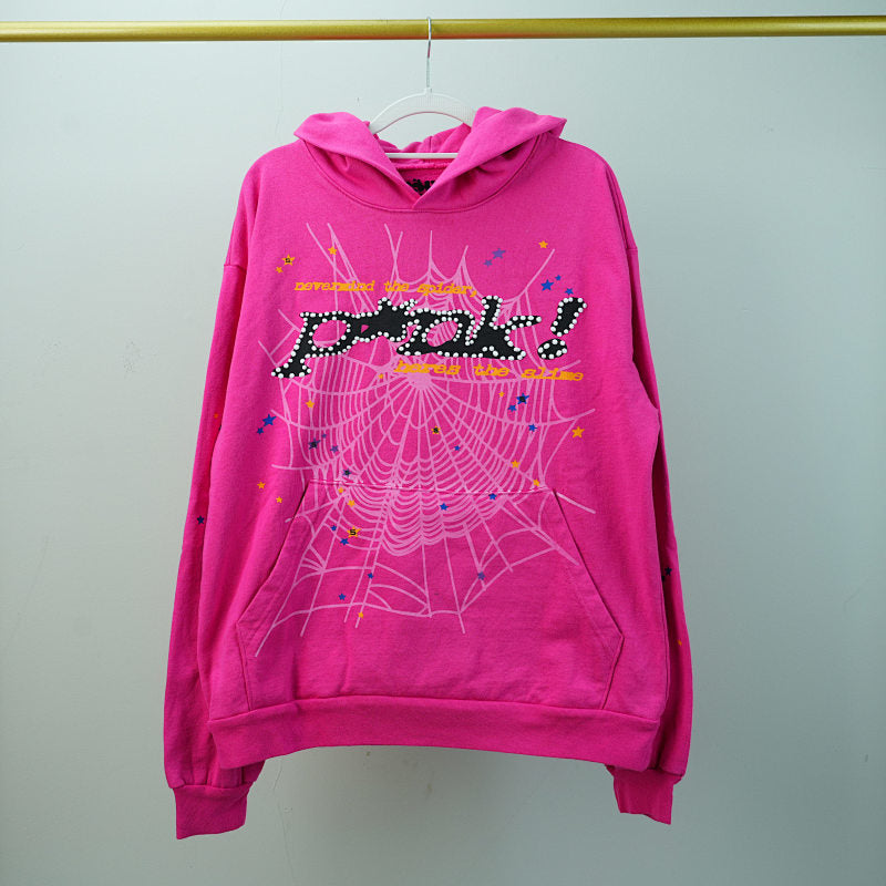 Sp5der P*NK Hoodie Pink