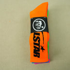 Hellstar Logo Socks （4 Pack） Neon