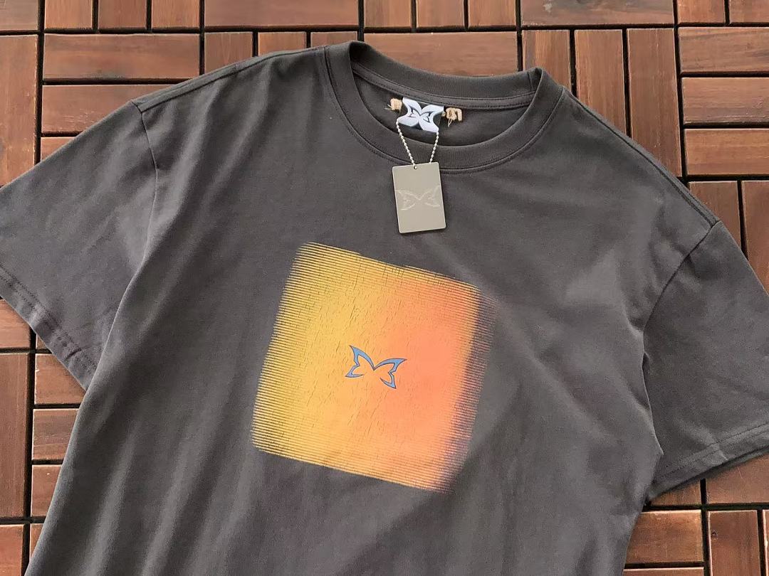 Grey Gradient Logo Patta T-Shirt