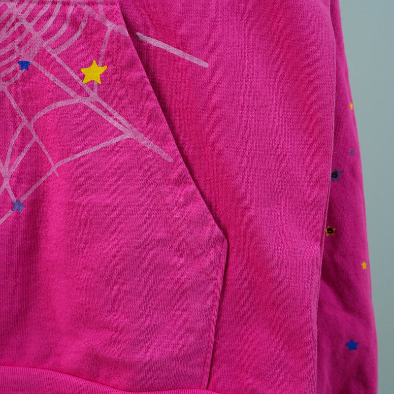 Sp5der P*NK V2 Hoodie Pink