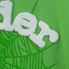 Sp5Der Web Hoodie Slime Green