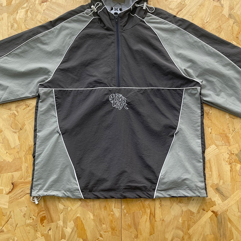 Mertra Layered Mesh Jersey - Dark Grey