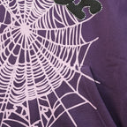 Sp5Der Web Hoodie Purple