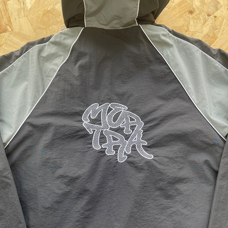 Mertra Layered Mesh Jersey - Dark Grey