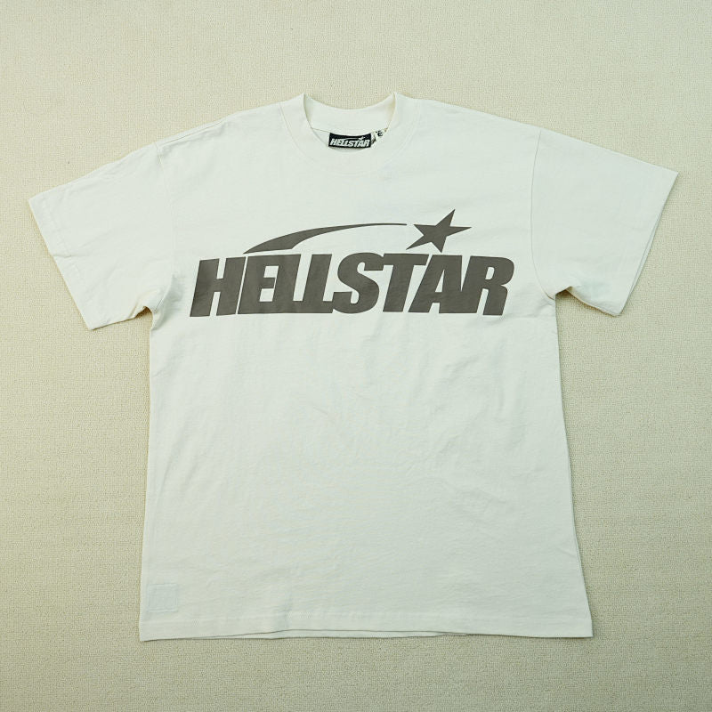 Hellstar Classic T-Shirt (Regular Print) White/Brown