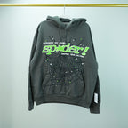 Sp5der Punk V2 Hoodie Slate Grey
