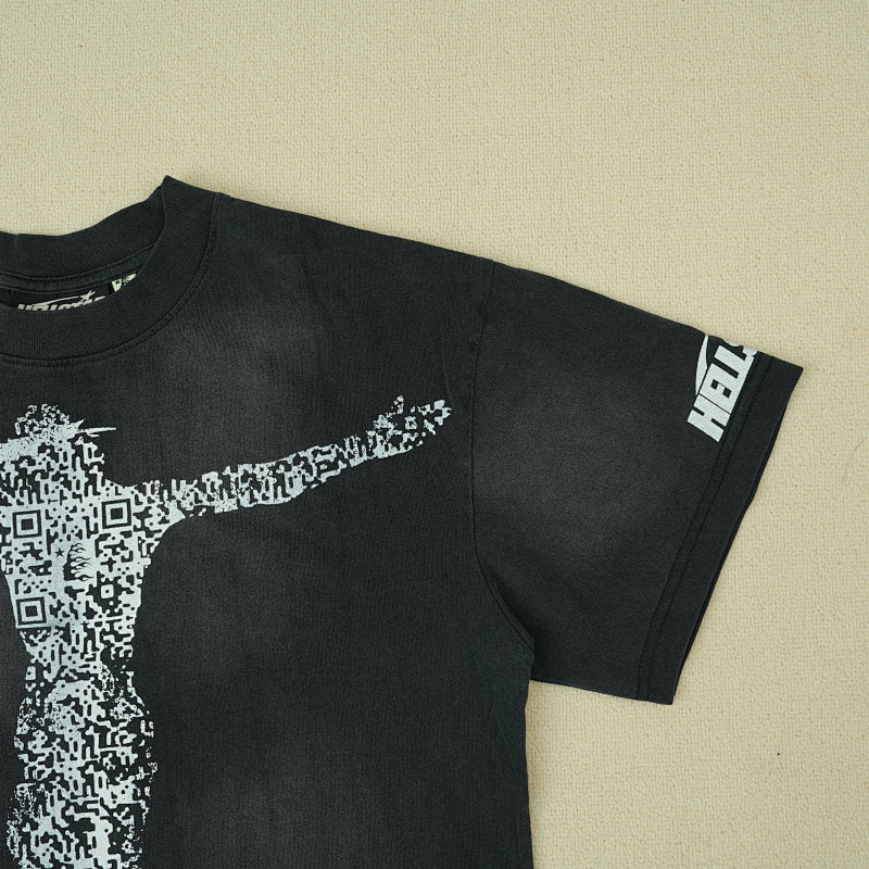 Hellstar Qr Christ Tee Black