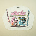 Hellstar Pixel L/S Tee White