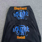 Hoodie Set Black Blue