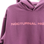 Sp5Der Nocturnal Highway Hoodie Dark Purple