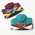 Supreme Football Graphic Colorblock Hooded Windbreaker