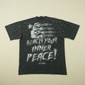 Hellstar Studios Inner Peace Short Sleeve Tee Shirt Black