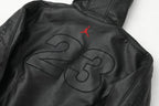 Supreme Jordan Faux-Leather Hooded Jacket