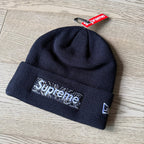 Supreme x New Era Bandana Box Logo Beanie v2
