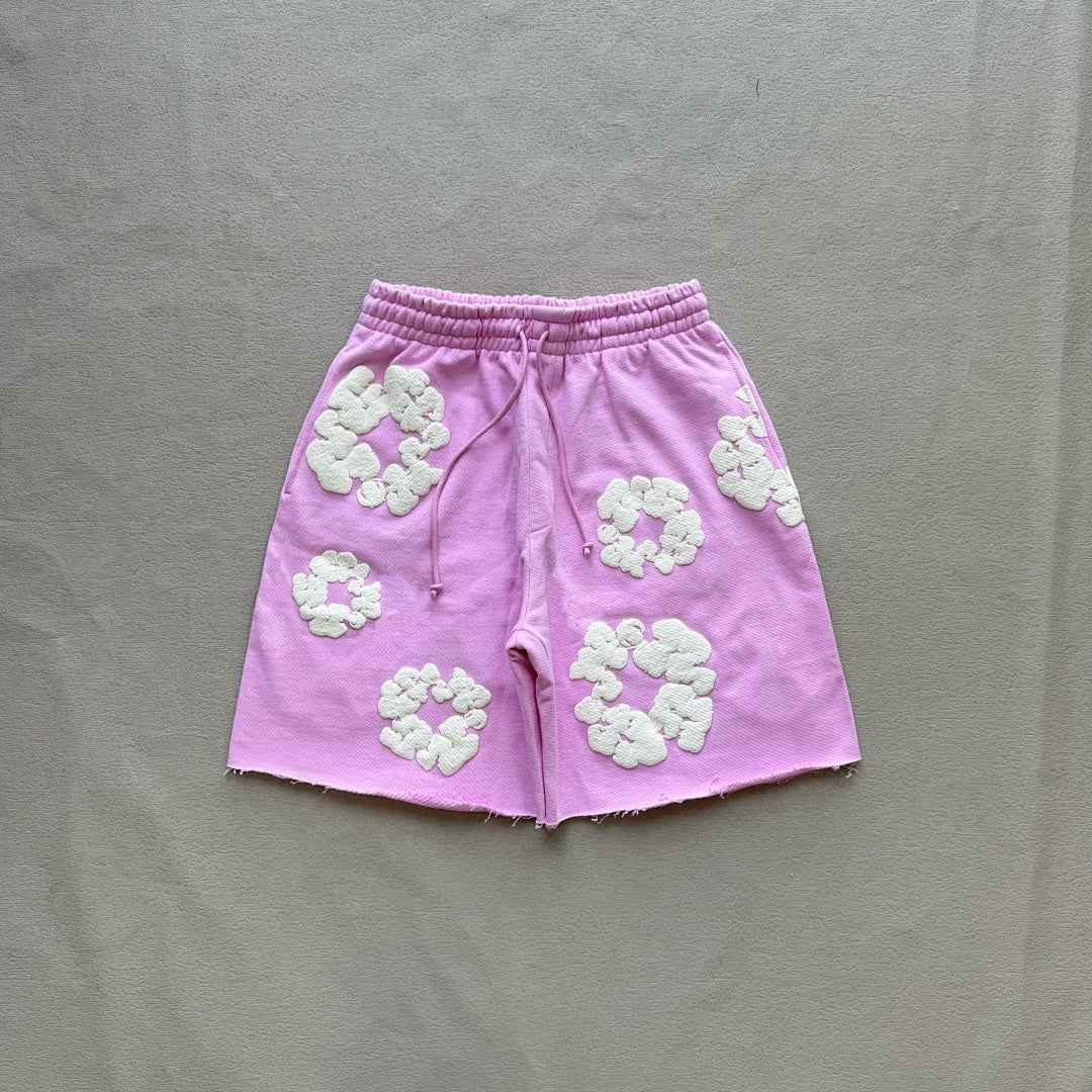 Denim Tears The Cotton Wreath Powder Sweatshorts