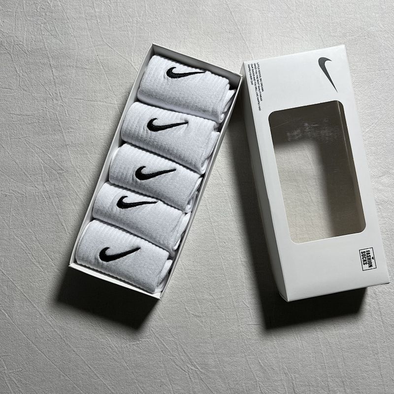 Athletic Brand Logo Socks 3-Pack Gift Box