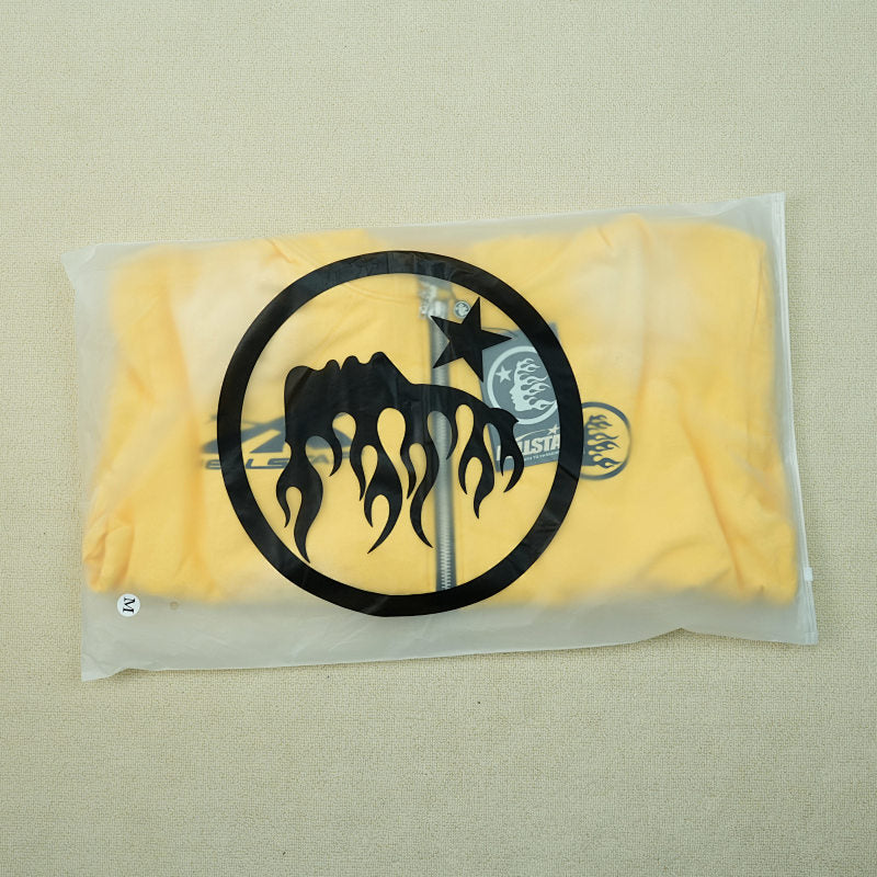 Hellstar Sports Zip-Up Sweatshirtyellow