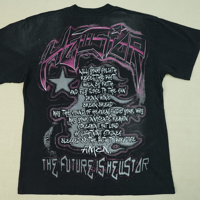 Hellstar The Future T-Shirt Black/Pink