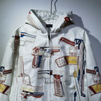 Supreme Diagram Print Hooded Jacket