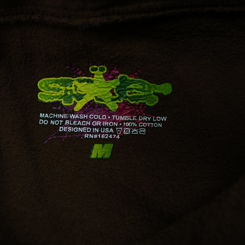 Sp5der Web Hoodie Brown