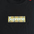Supreme x Burberry Box Logo Tee - Black
