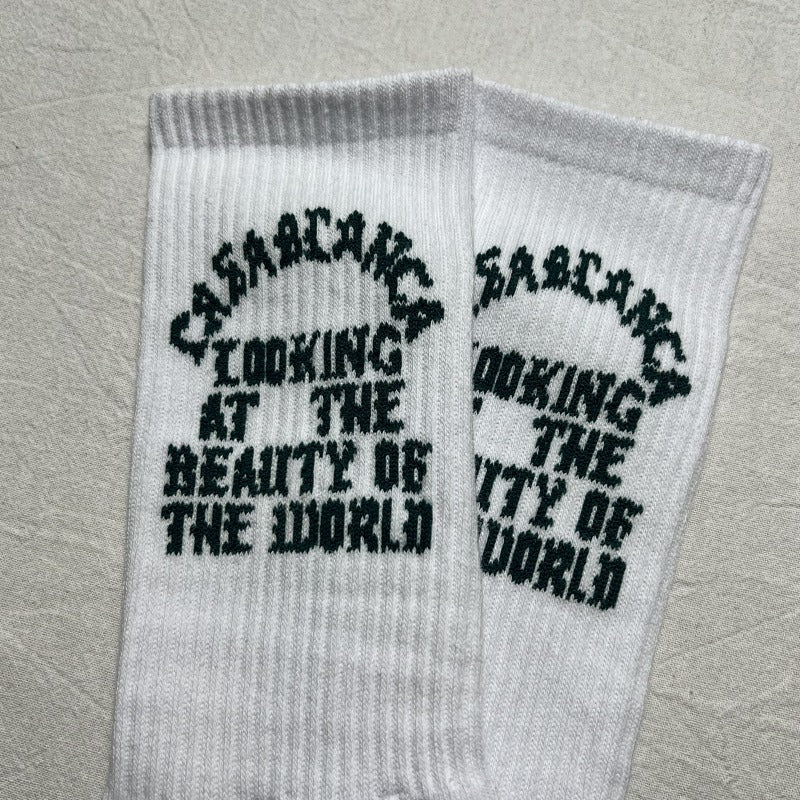 Casablanca Beauty of the World Crew Socks