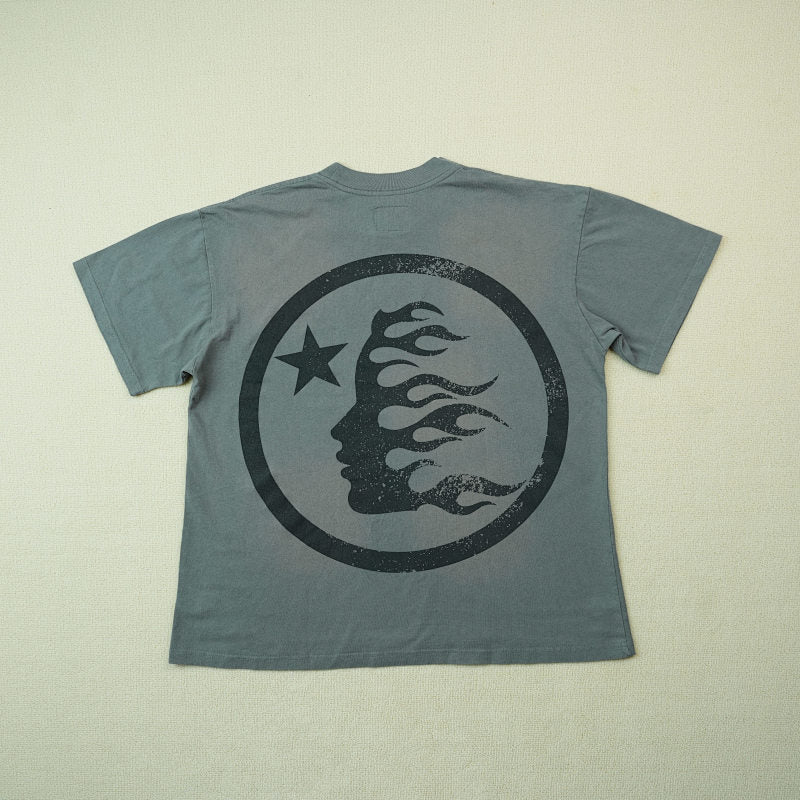 Hellstar Sport Logo T-Shirt Grey