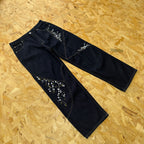 Derschutze Blossom Raw Denim - Black