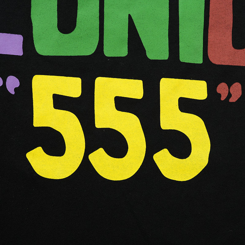 Sp5Der Oversized Reunion Tee Black