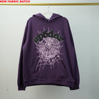 Sp5Der Web Hoodie Purple